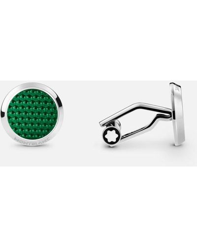 Montblanc Cufflinks Meisterstück Green