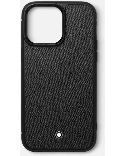 Montblanc Sartorial Hard Phone Case Für Das Apple Iphone 15 Pro - Schwarz