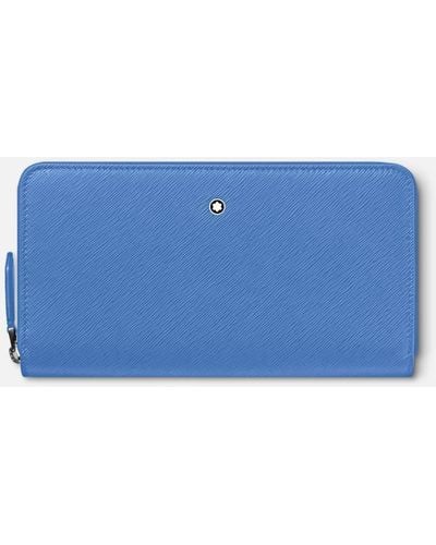 Montblanc Sartorial Wallet 12cc Zip Around - Wallets - Blue