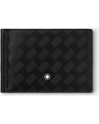 Montblanc Extreme 3.0 Brieftasche 6 Cc Mit Geldclip - Schwarz