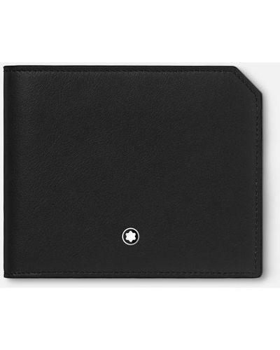Montblanc Meisterstück Selection Soft Wallet 4cc With Coin Case - Black