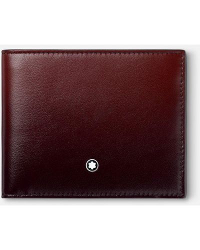 Montblanc Meisterstück Wallet 6cc - Cit Card Wallets - Red