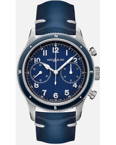 Montblanc 1858 automatic chronograph - Azul