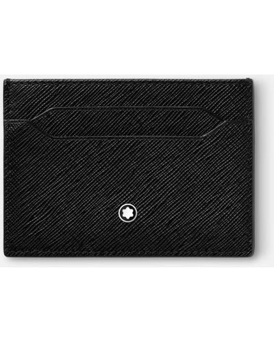 Montblanc Sartorial Portatarjetas Para 5 tarjetas - Negro