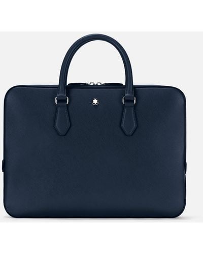 Montblanc Sartorial Dokumententasche Schmal - Blau