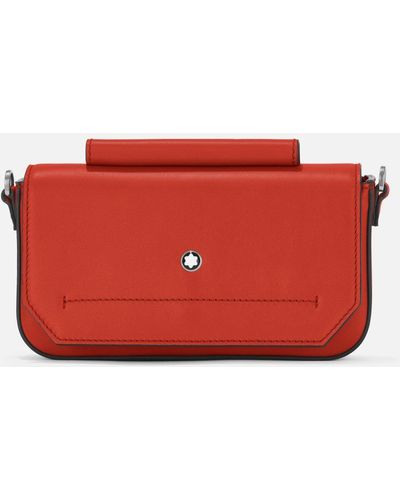 Montblanc Soft Mini Bag - Cross Bodies - Red
