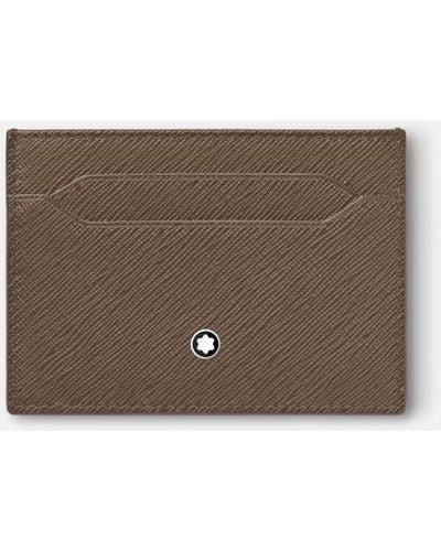 Montblanc Sartorial Card Holder 5cc - Card Cases - Brown