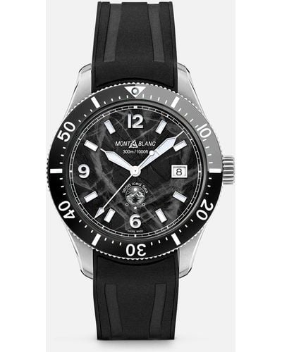 Montblanc 1858 Iced Sea Automatic Date - Negro