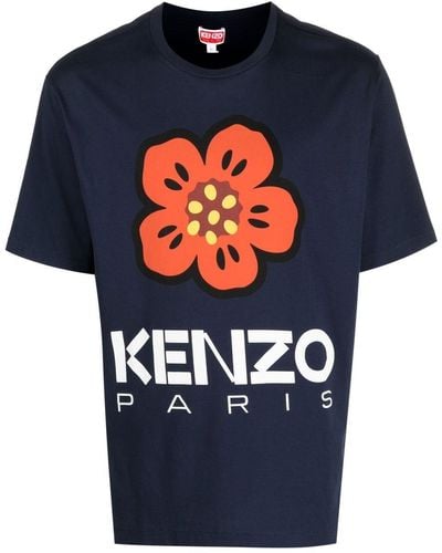 KENZO T-shirt stampate e polos - Blu