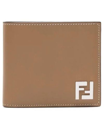 Fendi Ffsquared Bifold Wallet - Brown