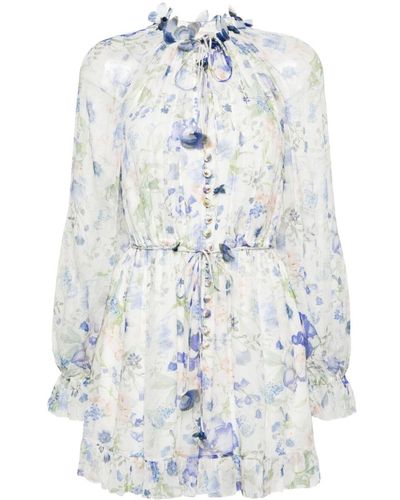 Zimmermann Tama Playsuit - Bianco