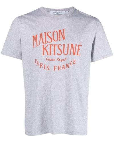 Maison Kitsuné T-Shirt Stampa - Bianco