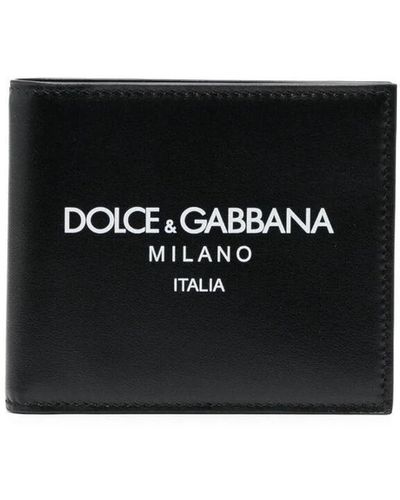 Dolce & Gabbana Portafoglio Con Logo - Nero