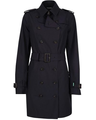 Save The Duck Audrey Trench Coat - Blue