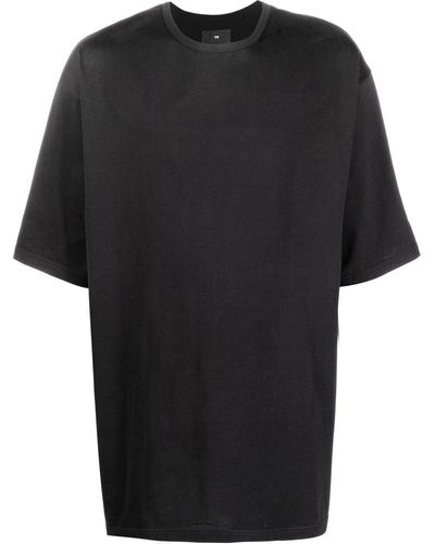 Y-3 Round-neck Cotton T-shirt - Black