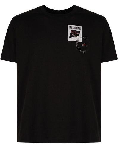 Paul & Shark Logo Patch T-shirt - Black