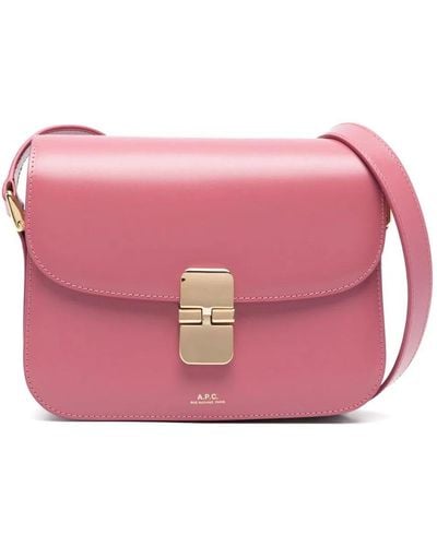 A.P.C. Small Grace Bag - Pink