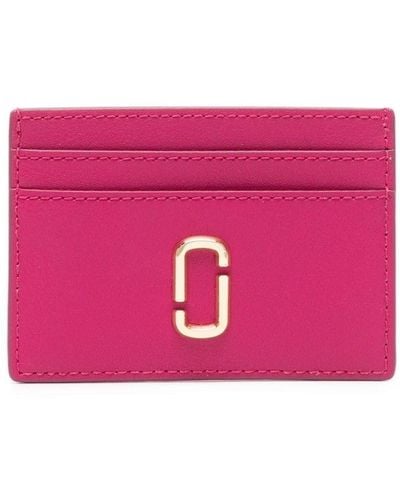 Marc Jacobs The J Marc Leather Card Holder - Pink