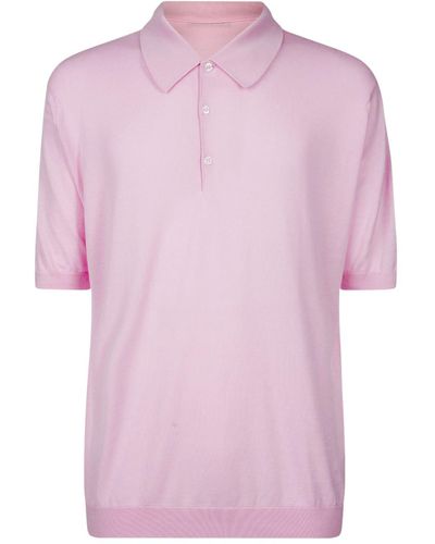 John Smedley Polo - Pink