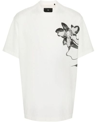 Y-3 Y-3 Graphic T-Shirt - White