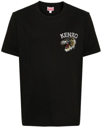 KENZO T-shirt varsity jungle - Nero