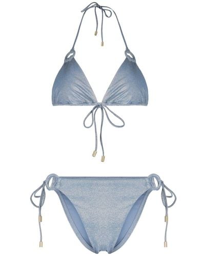 Zimmermann Set bikini August - Blu