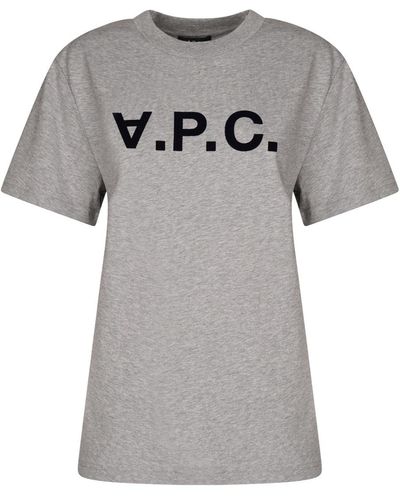 A.P.C. Logo T-shirt - Grey