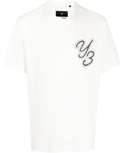 Y-3 T-shirt con stampa - Bianco