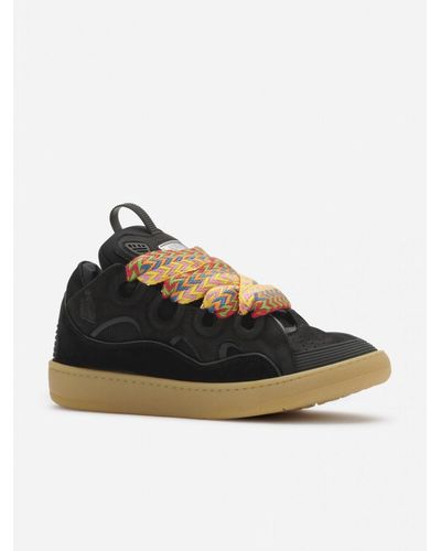 Lanvin Trainers Leather Curb Skate - Nero