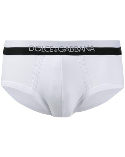 Dolce & Gabbana Logo Boxer Briefs - White