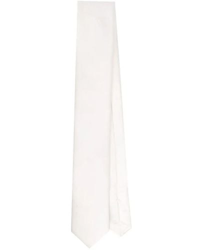 Dolce & Gabbana Cravatta con ricamo - Bianco
