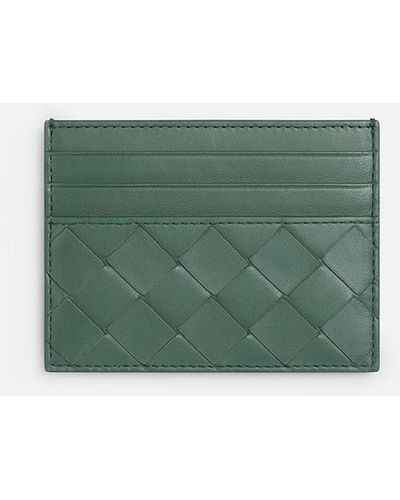 Bottega Veneta Woven Card Holder Accessories - Green