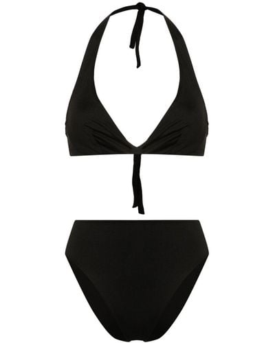 Fisico Logo-Patch Triangle Bikini - Black