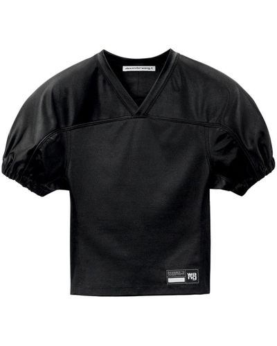 Alexander Wang Football Padded Jersey T-shirt - Black