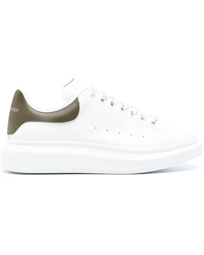 Alexander McQueen Oversized Trainers In And Grey - White