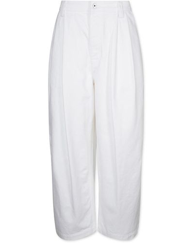 Bottega Veneta Denim Trousers - White