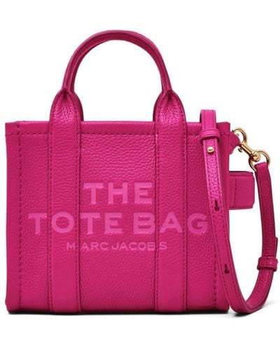 Marc Jacobs The Mini leather tote bag - Rosa