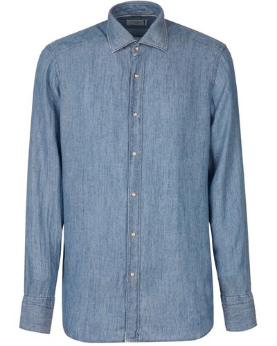 Tintoria Mattei 954 Denim Wash Shirt - Blue