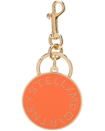 Stella McCartney Stella Logo Keyring - Orange