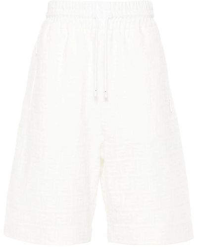 Fendi Bermuda Ff - White