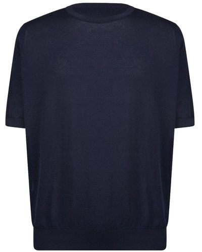 John Smedley Kempton T-shirt - Blue