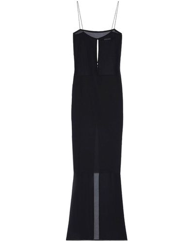 Jacquemus Transparent Dress Breeze - Black