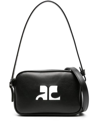 Courreges Slim Camera Bag - Black