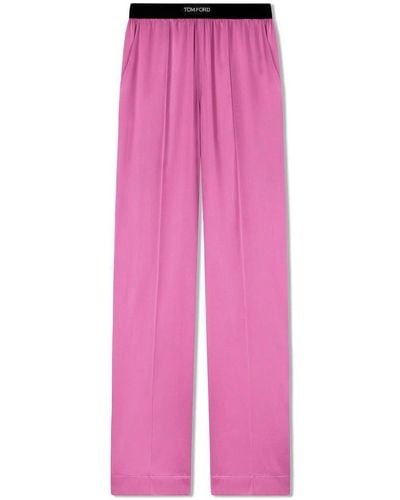 Tom Ford Silk Pj Trousers Clothing - Pink
