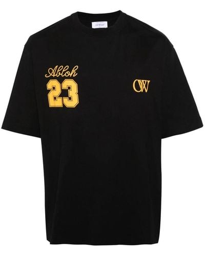 Off-White c/o Virgil Abloh Ow 23 Skate Logo-print Cotton T-shirt - Black