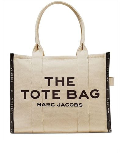 Marc Jacobs The Jacquard Large Tote Bag - Natural