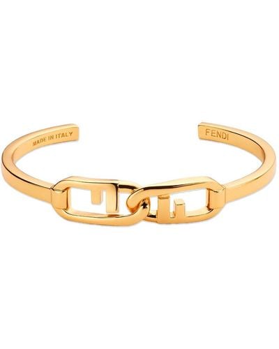 Fendi O'Lock Bracelet Accessories - Metallic