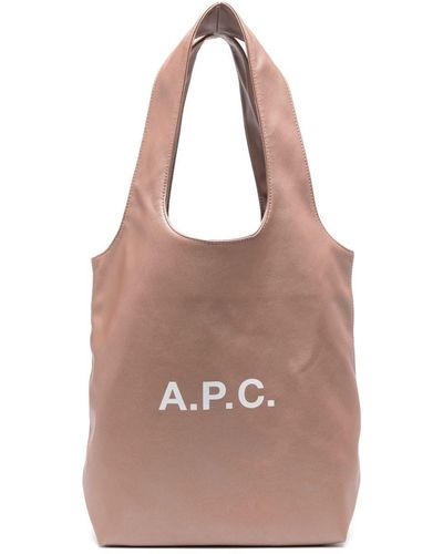 A.P.C. Ninon Small Tote Bag - Pink