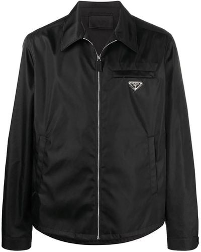 Prada Re-nylon Blouson Jacket - Black