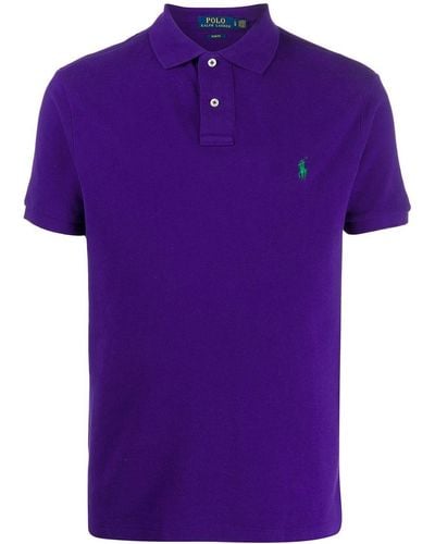 Polo Ralph Lauren Logo Polo Shirt - Purple